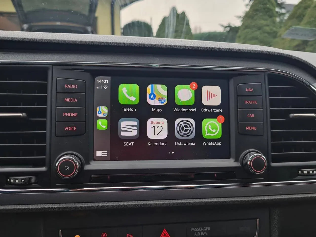 Boîtier Apple CarPlay & Android Auto sans fil pour Seat