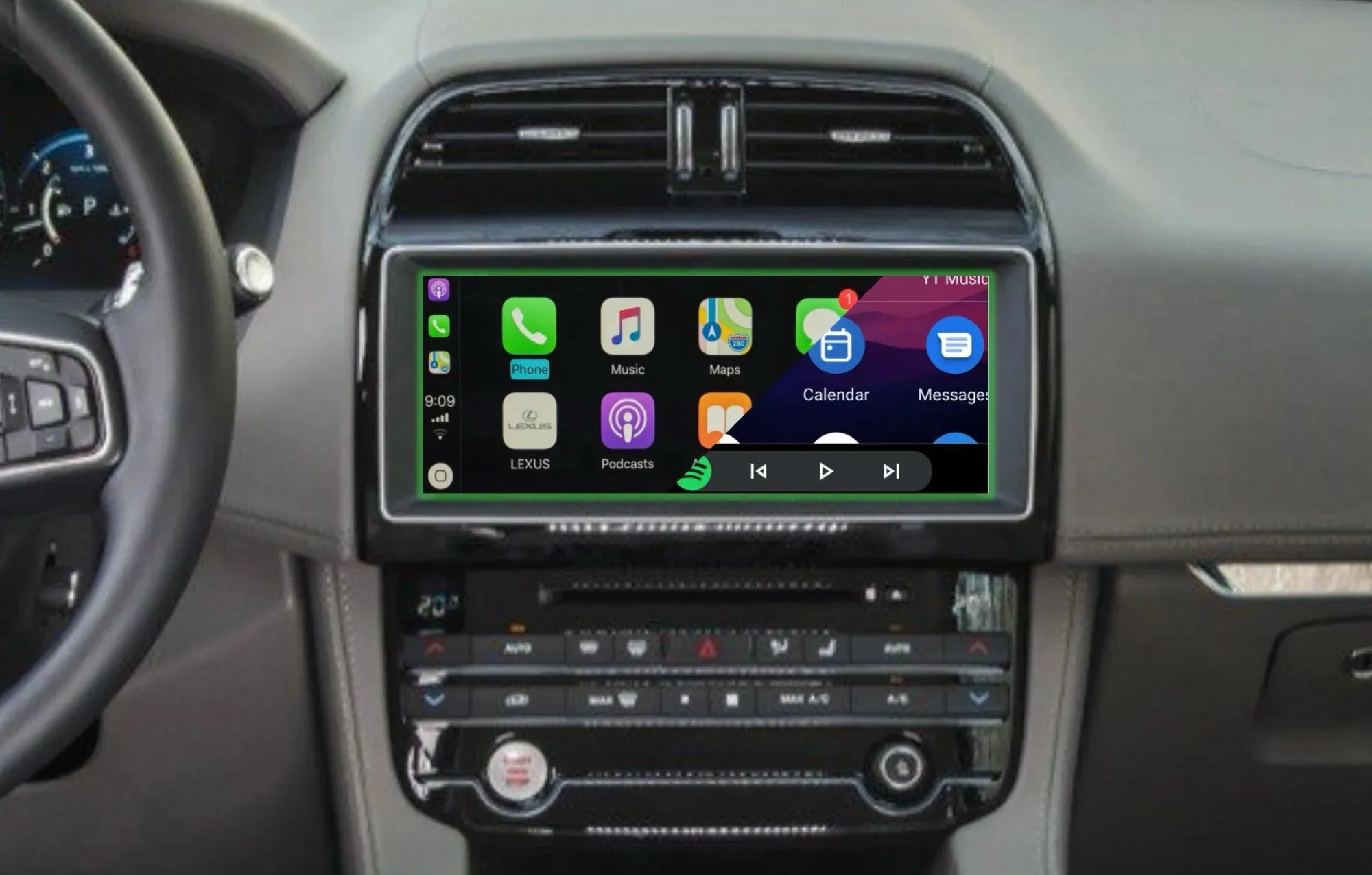 Boîtier Apple CarPlay & Android Auto sans fil pour Jaguar