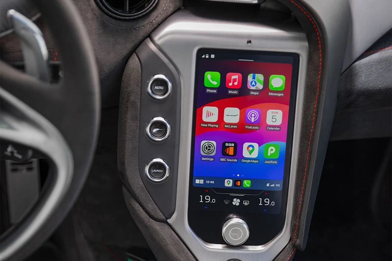 Boîtier Apple CarPlay & Android Auto sans fil pour McLaren