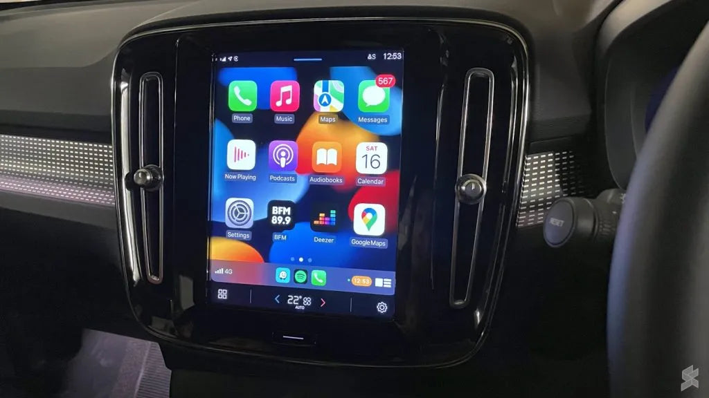 Boîtier Apple CarPlay & Android Auto sans fil pour Volvo