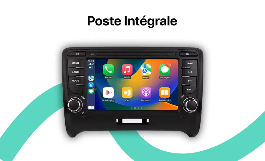 CarPlay Audi - Écran Complet Apple & Android Auto