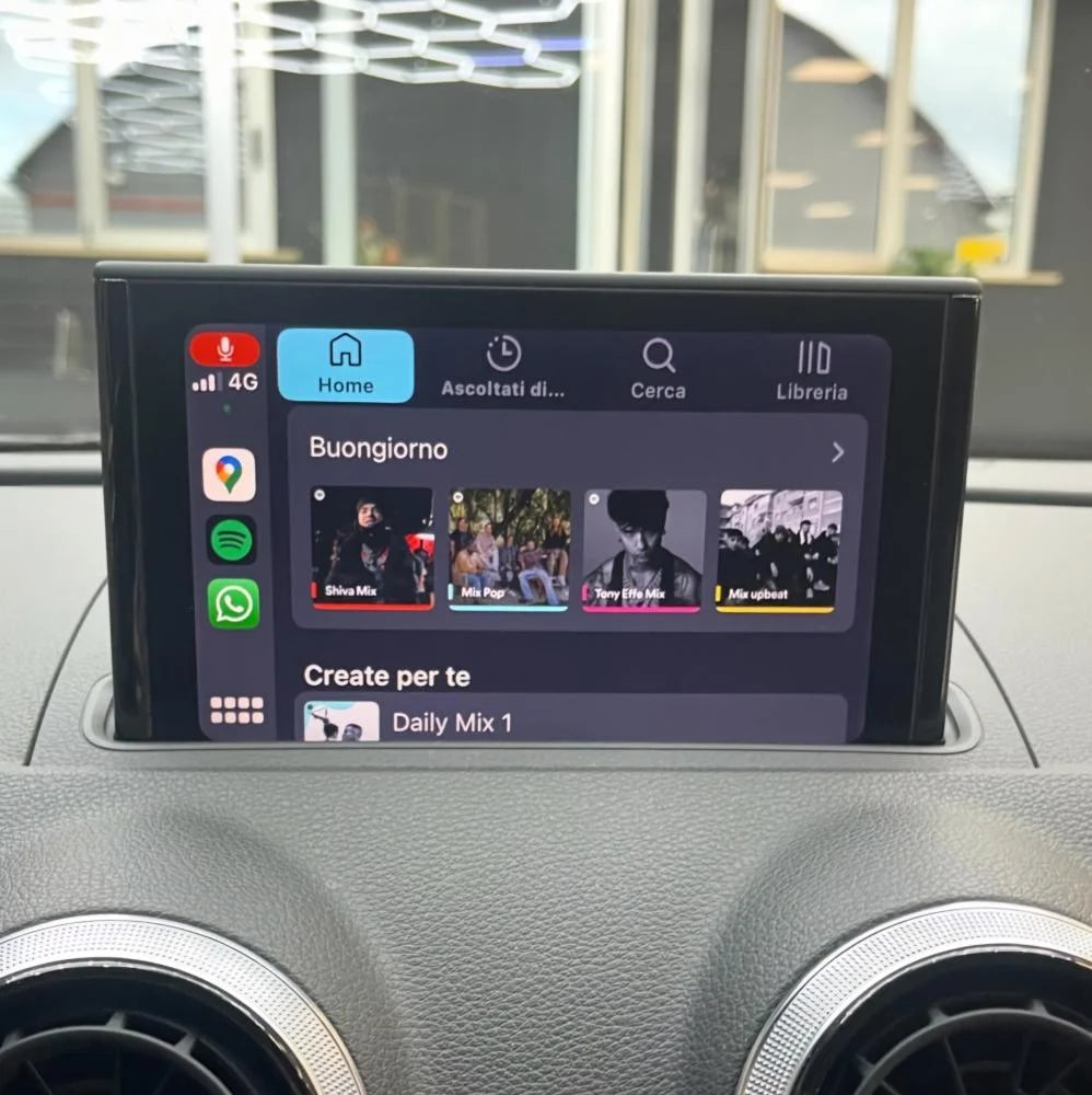 Kit Apple CarPlay & Android Auto sans fil pour Audi