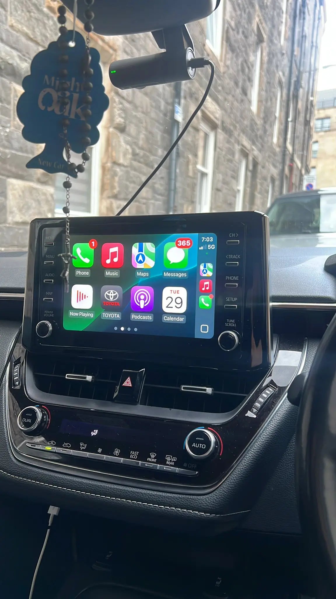 Boîtier Apple CarPlay & Android Auto sans fil pour Toyota