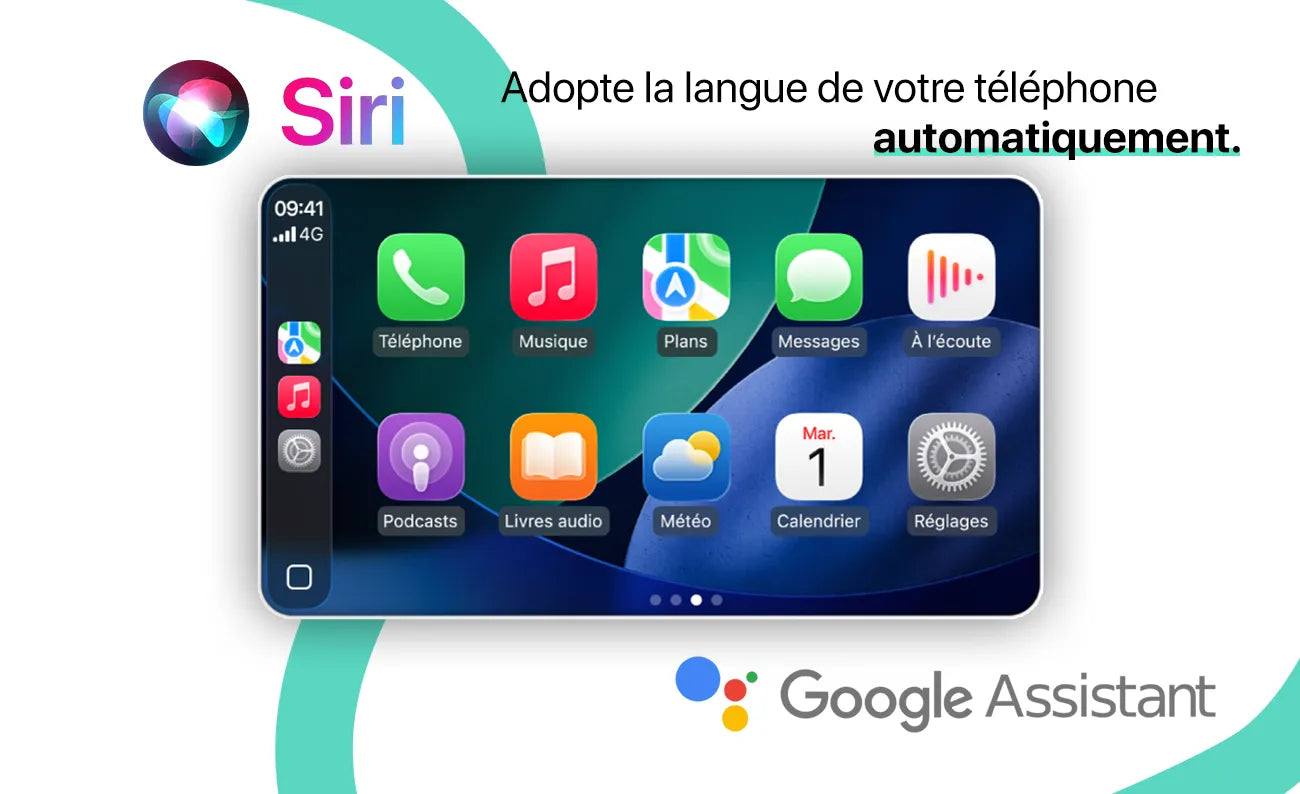 Boîtier Apple CarPlay & Android Auto sans fil pour Nissan