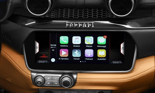 Boîtier Apple CarPlay & Android Auto sans fil pour Ferrari