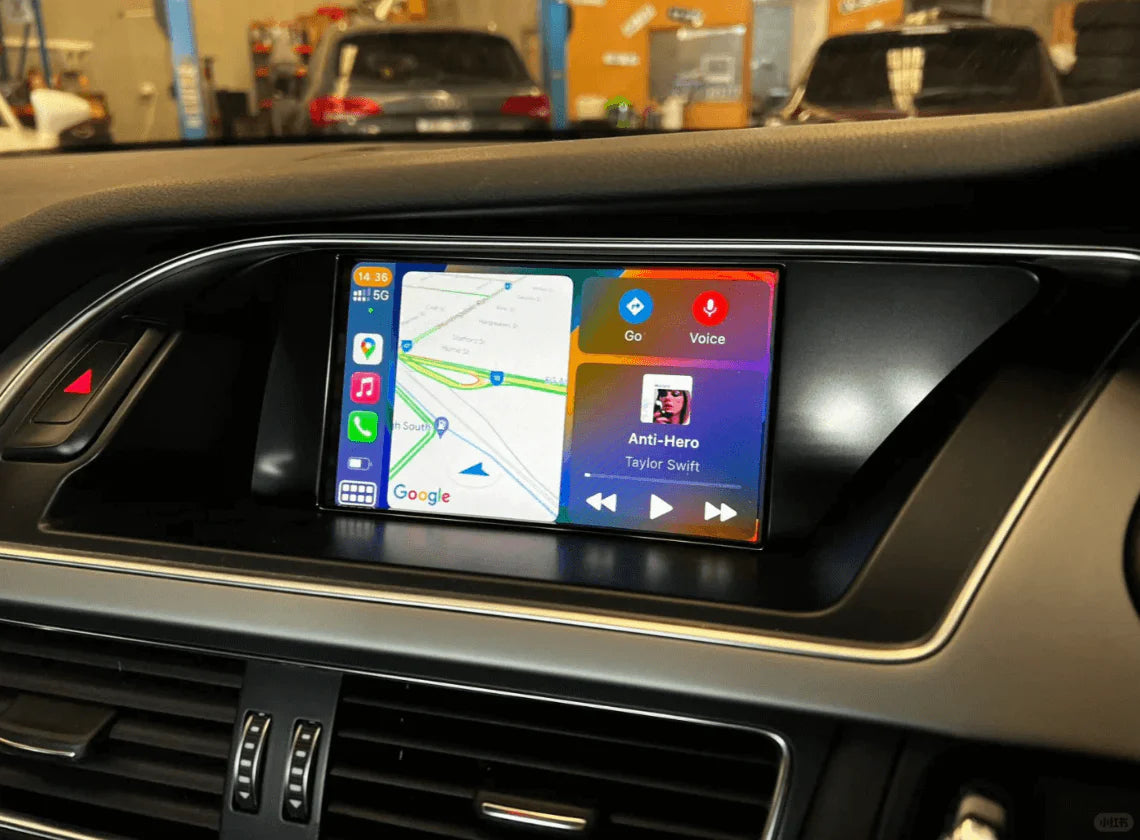 Boîtier Apple CarPlay & Android Auto sans fil pour Audi