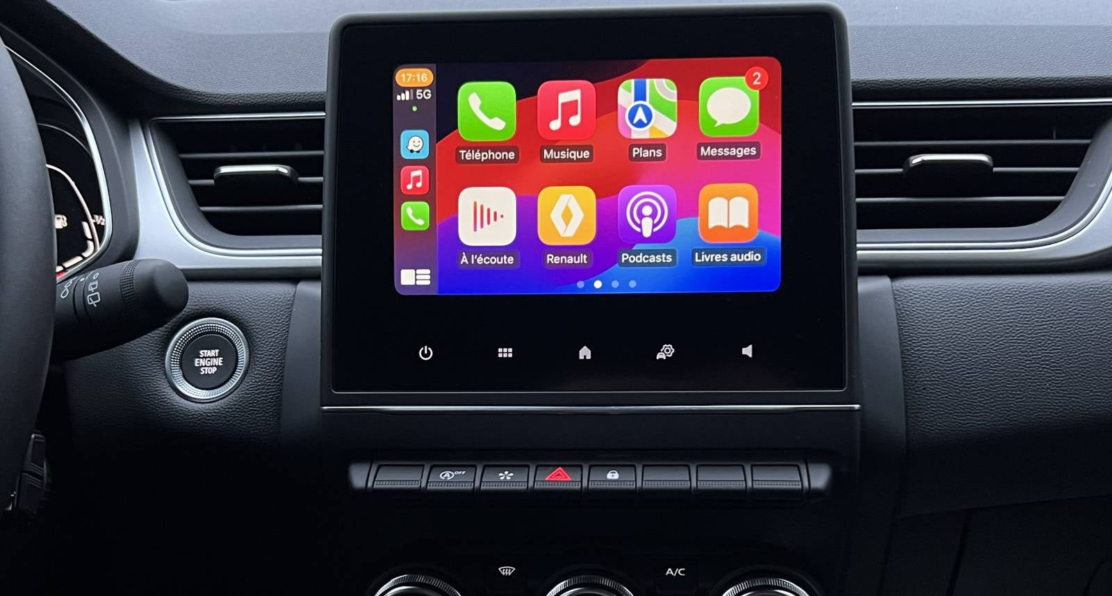 BoĂźtier Apple CarPlay & Android Auto sans fil pour Renault