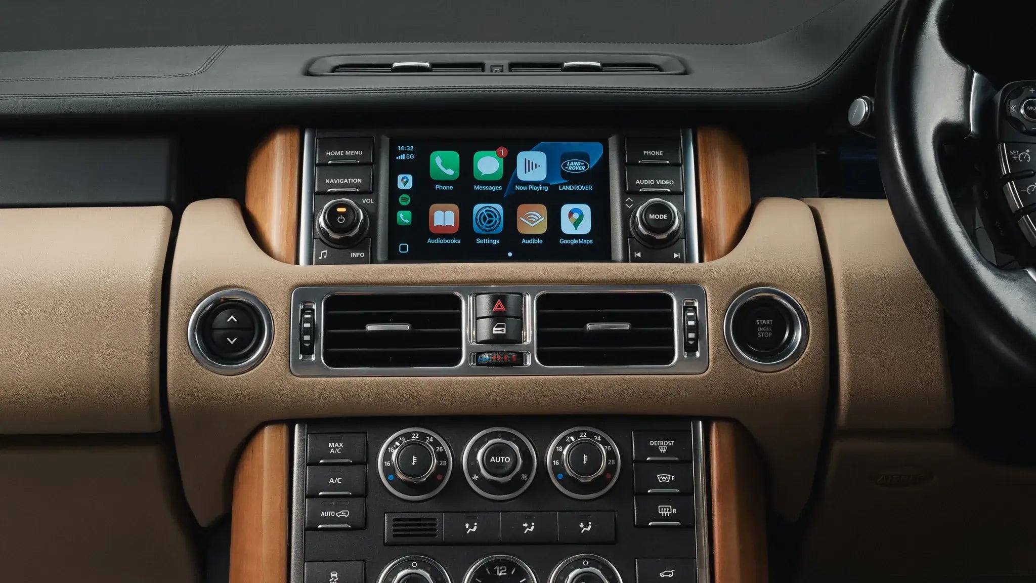 Kit Apple CarPlay & Android Auto sans fil pour Land Rover & Range Rover