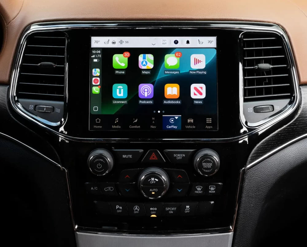 Kabelloses Apple CarPlay & Android Auto Kit für Jeep