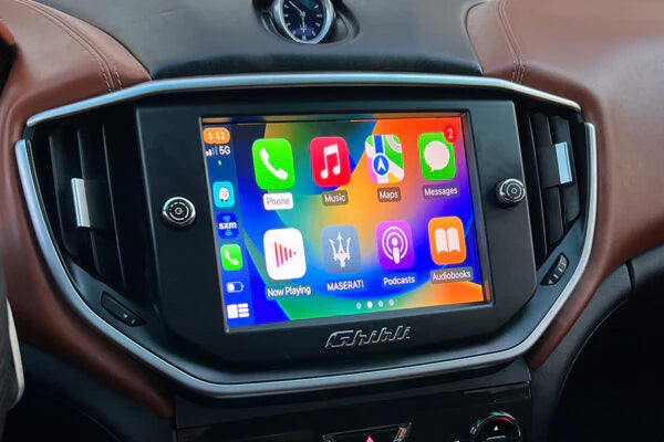 Boîtier Apple CarPlay & Android Auto sans fil pour Maserati