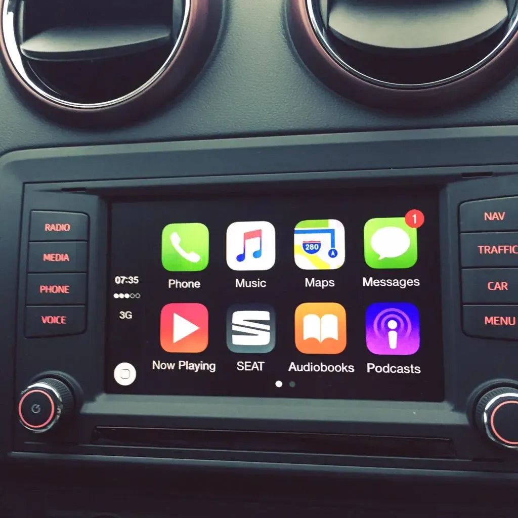 Boîtier Apple CarPlay & Android Auto sans fil pour Seat
