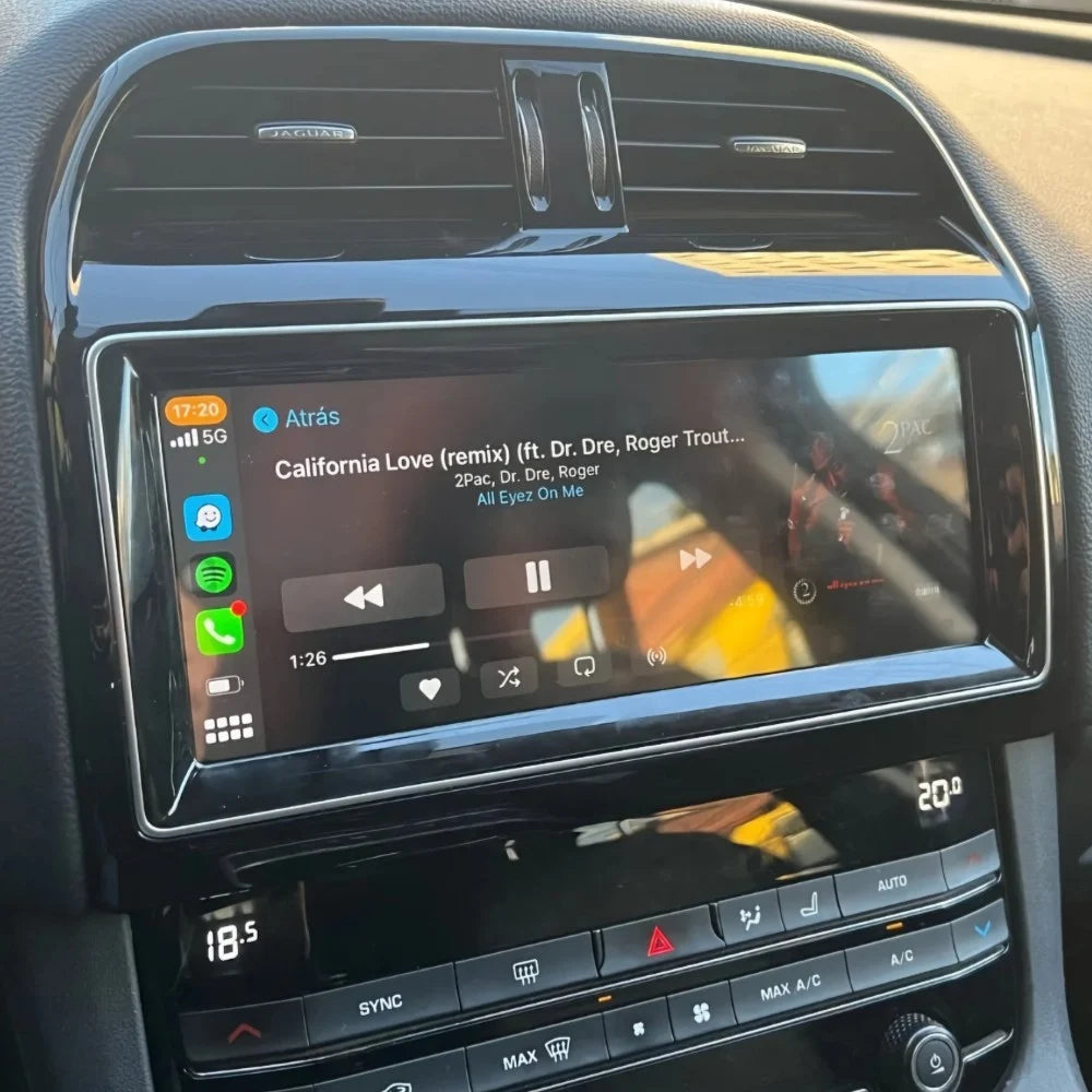 Boîtier Apple CarPlay & Android Auto sans fil pour Jaguar
