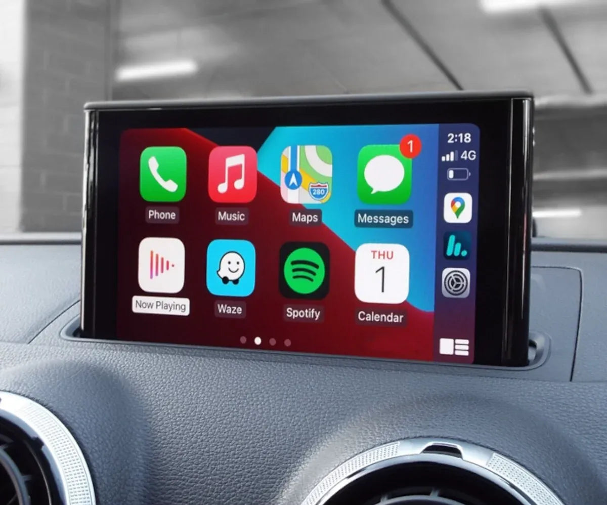 BoĂźtier Apple CarPlay & Android Auto sans fil pour Audi