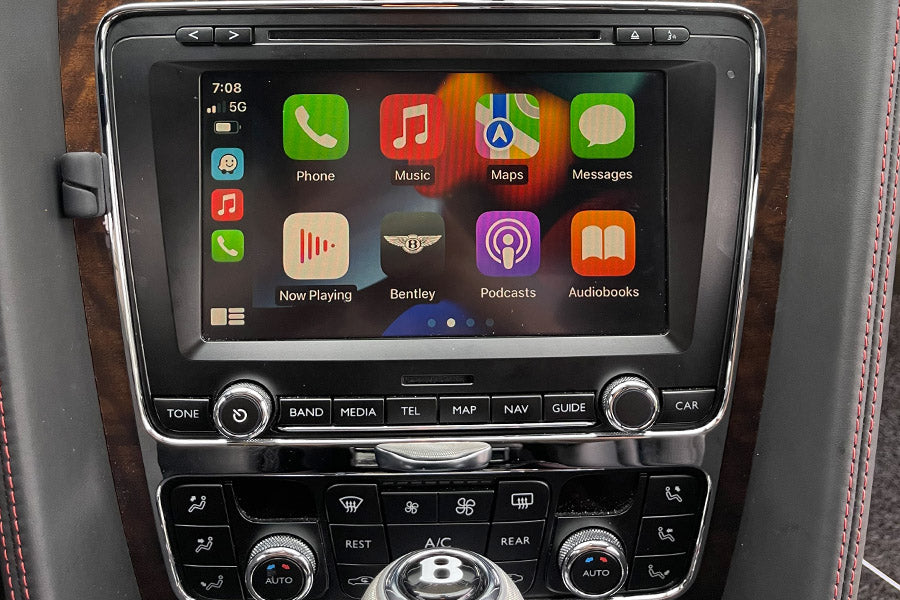 Boîtier Apple CarPlay & Android Auto sans fil pour Bentley
