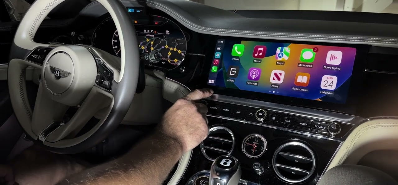 Boîtier Apple CarPlay & Android Auto sans fil pour Bentley