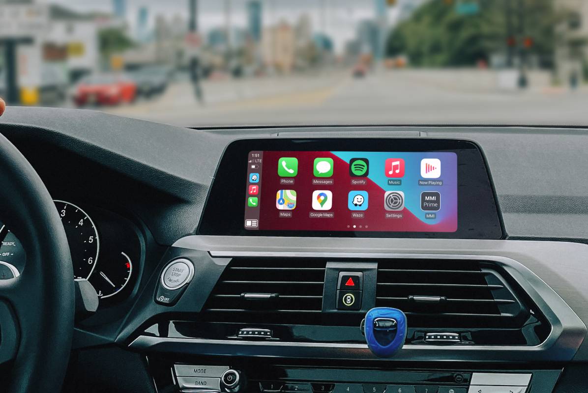 Boîtier Apple CarPlay & Android Auto sans fil pour BMW