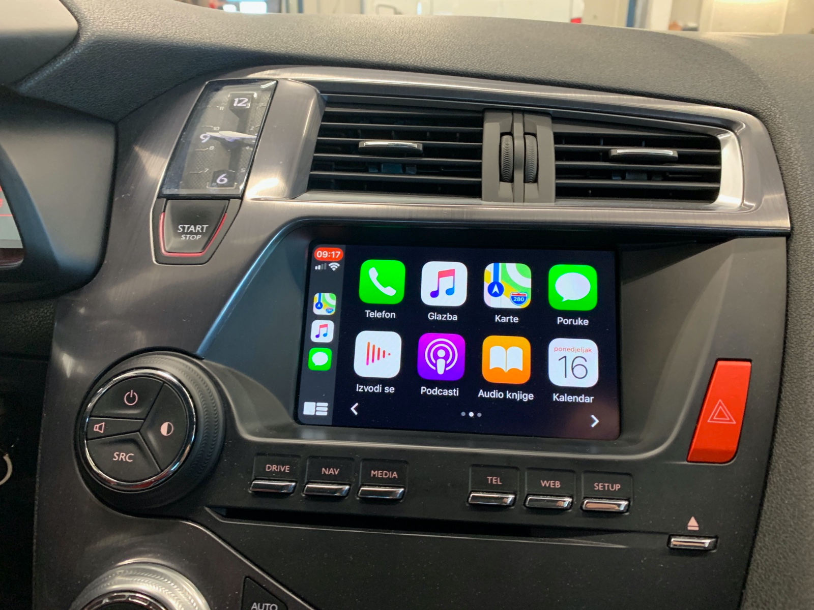 Kit Apple CarPlay & Android Auto sans fil pour Citroën