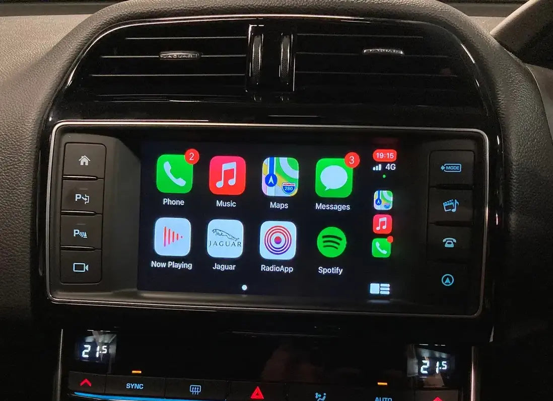 Boîtier Apple CarPlay & Android Auto sans fil pour Jaguar