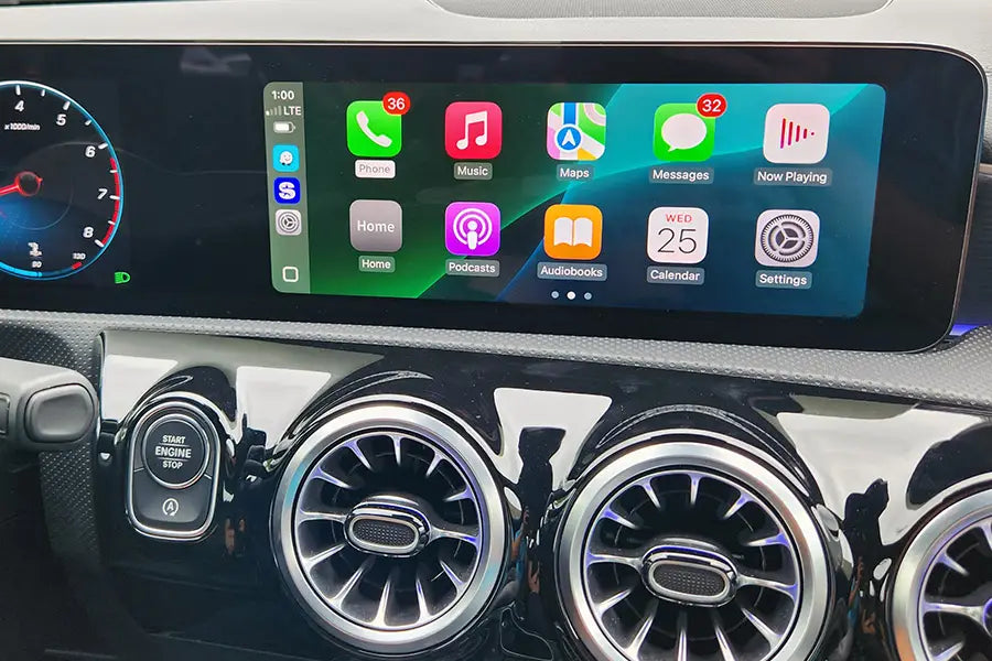 Boîtier Apple CarPlay & Android Auto sans fil pour Mercedes