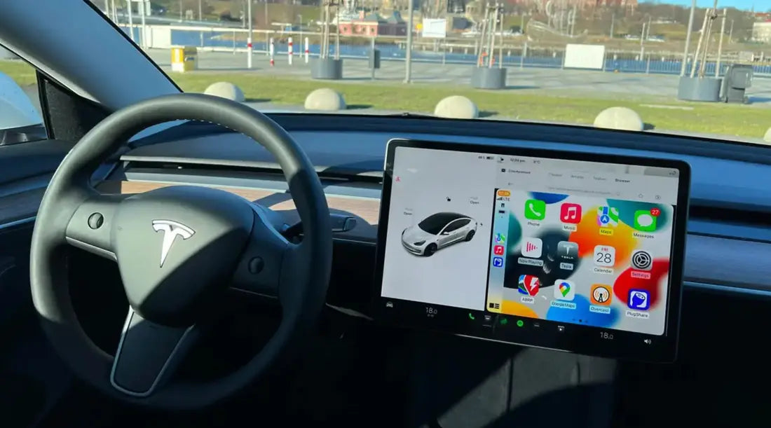 USB Apple CarPlay pour Tesla (sans montage)
