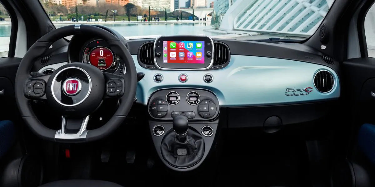 Boîtier Apple CarPlay & Android Auto sans fil pour Fiat