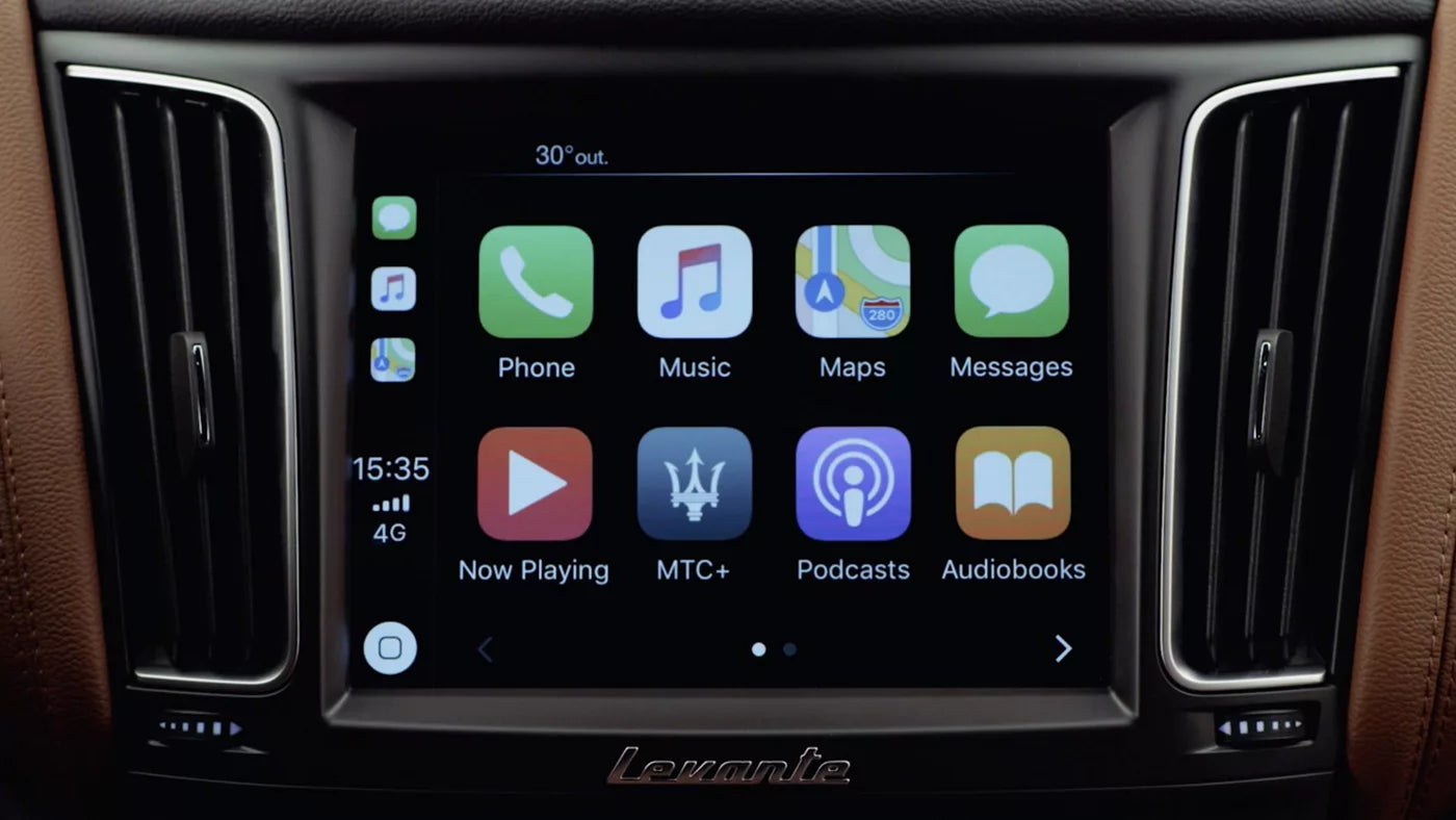 Boîtier Apple CarPlay & Android Auto sans fil pour Maserati