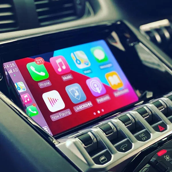 Apple CarPlay, Android Auto, MirrorLink sans fil pour Lamborghini