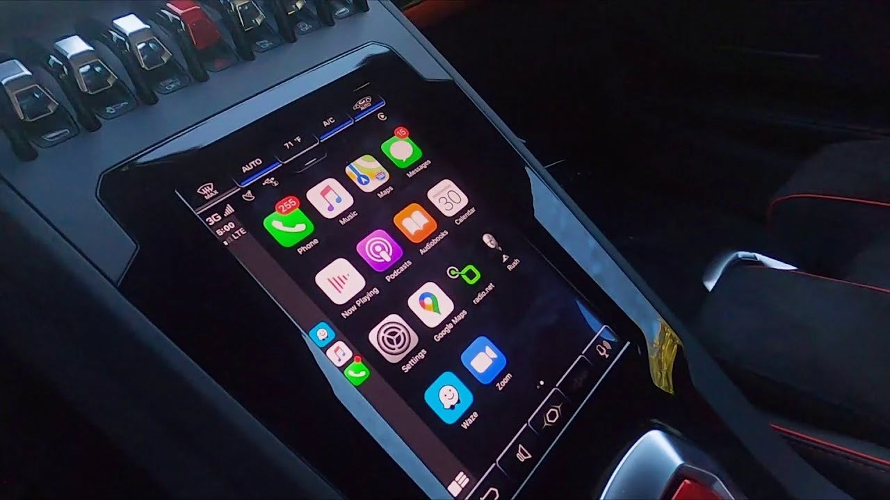 Apple CarPlay, Android Auto, MirrorLink sans fil pour Lamborghini