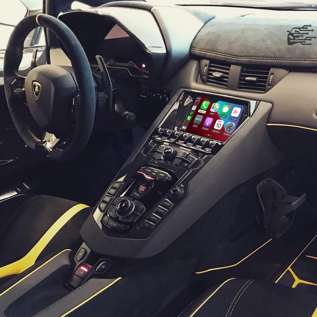 Apple CarPlay, Android Auto, MirrorLink sans fil pour Lamborghini
