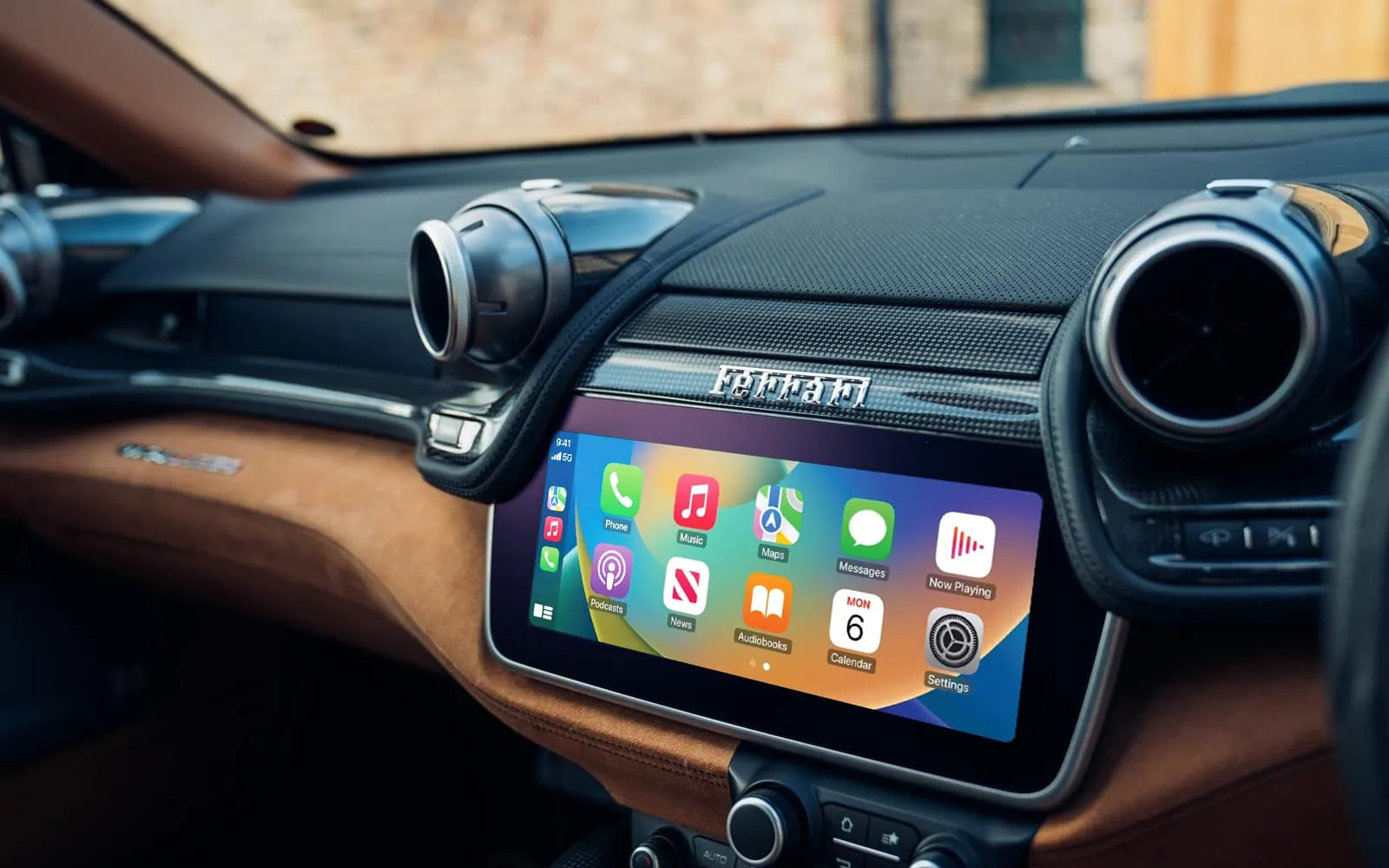 Boîtier Apple CarPlay & Android Auto sans fil pour Ferrari