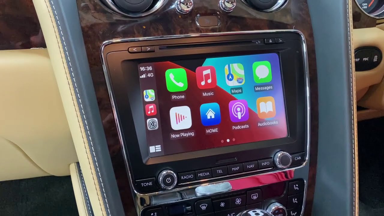 Boîtier Apple CarPlay & Android Auto sans fil pour Bentley