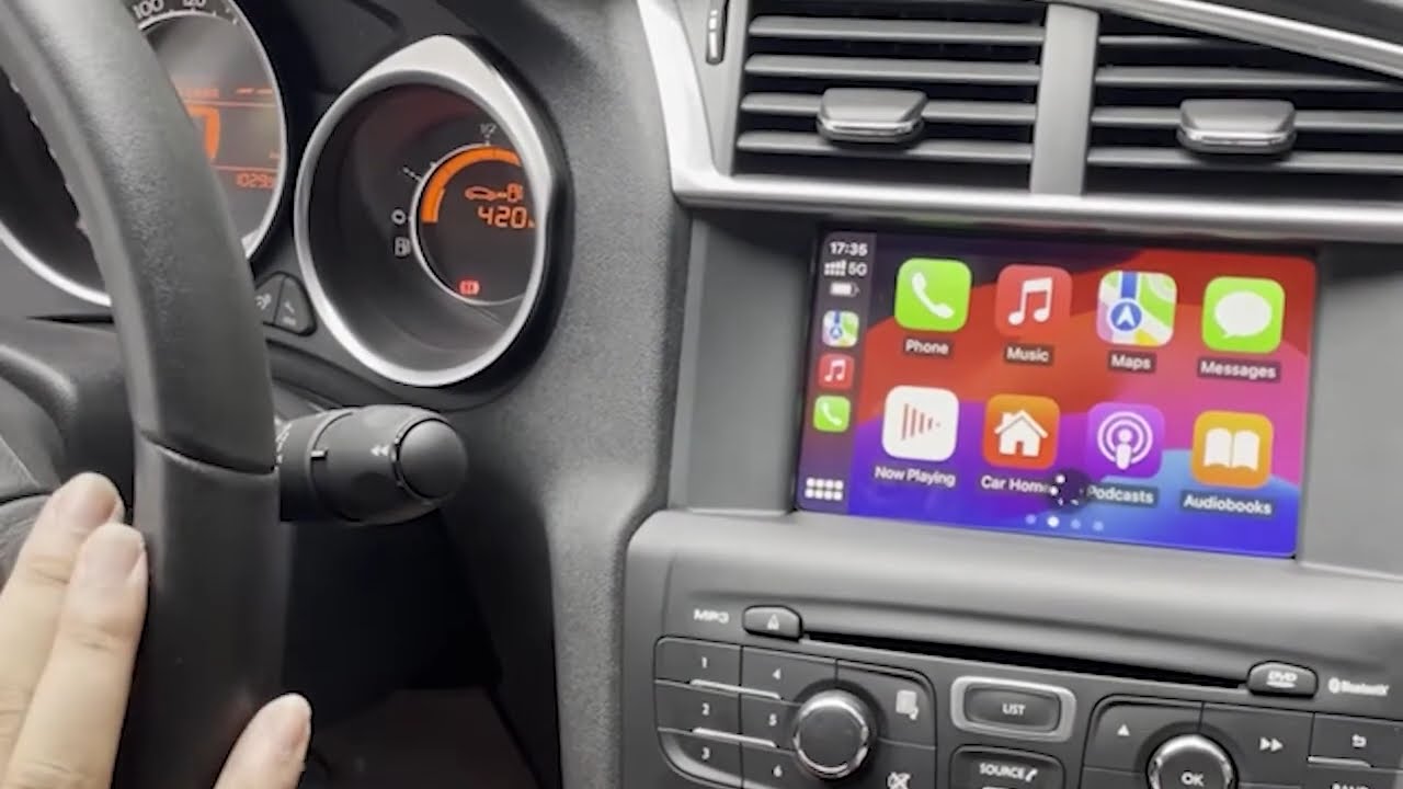 Kit Apple CarPlay & Android Auto sans fil pour Citroën
