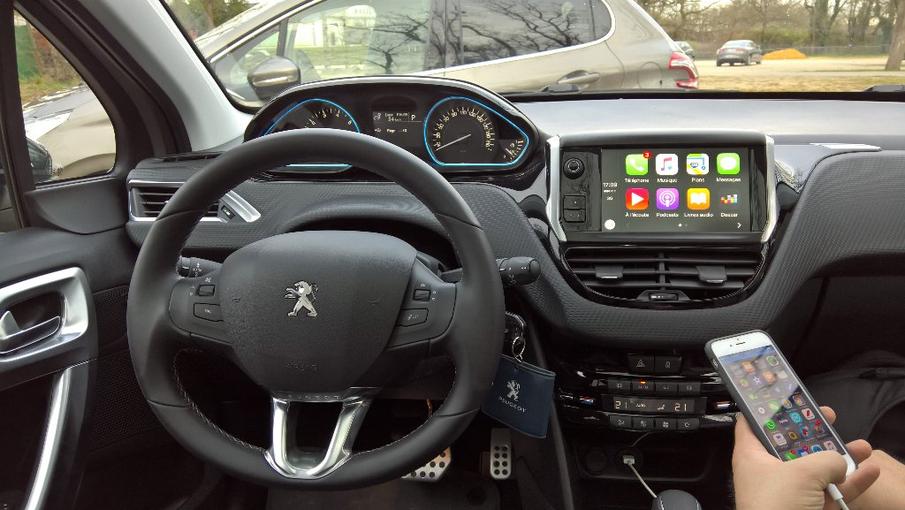 Boîtier Apple CarPlay & Android Auto sans fil pour Peugeot