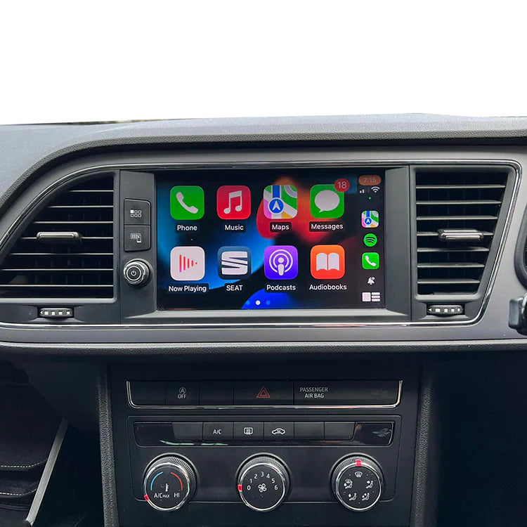Boîtier Apple CarPlay & Android Auto sans fil pour Seat