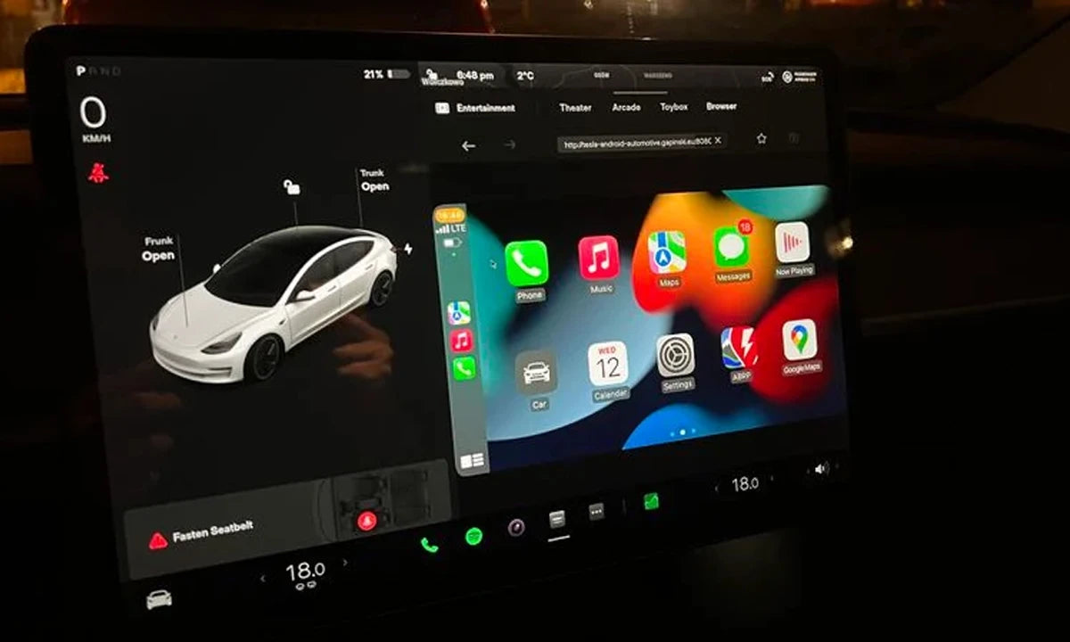 USB Apple CarPlay pour Tesla (sans montage)