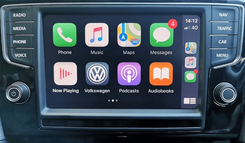 BoĂźtier Apple CarPlay & Android Auto sans fil pour Volkswagen