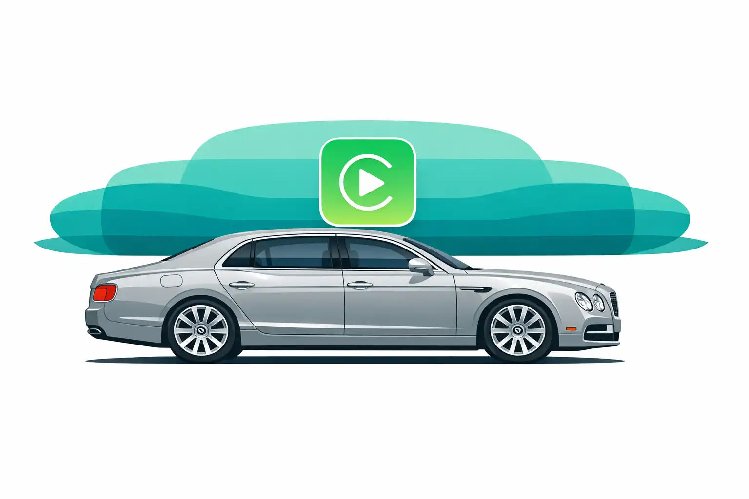 CarPlay Bentley Flying Spur 2014
