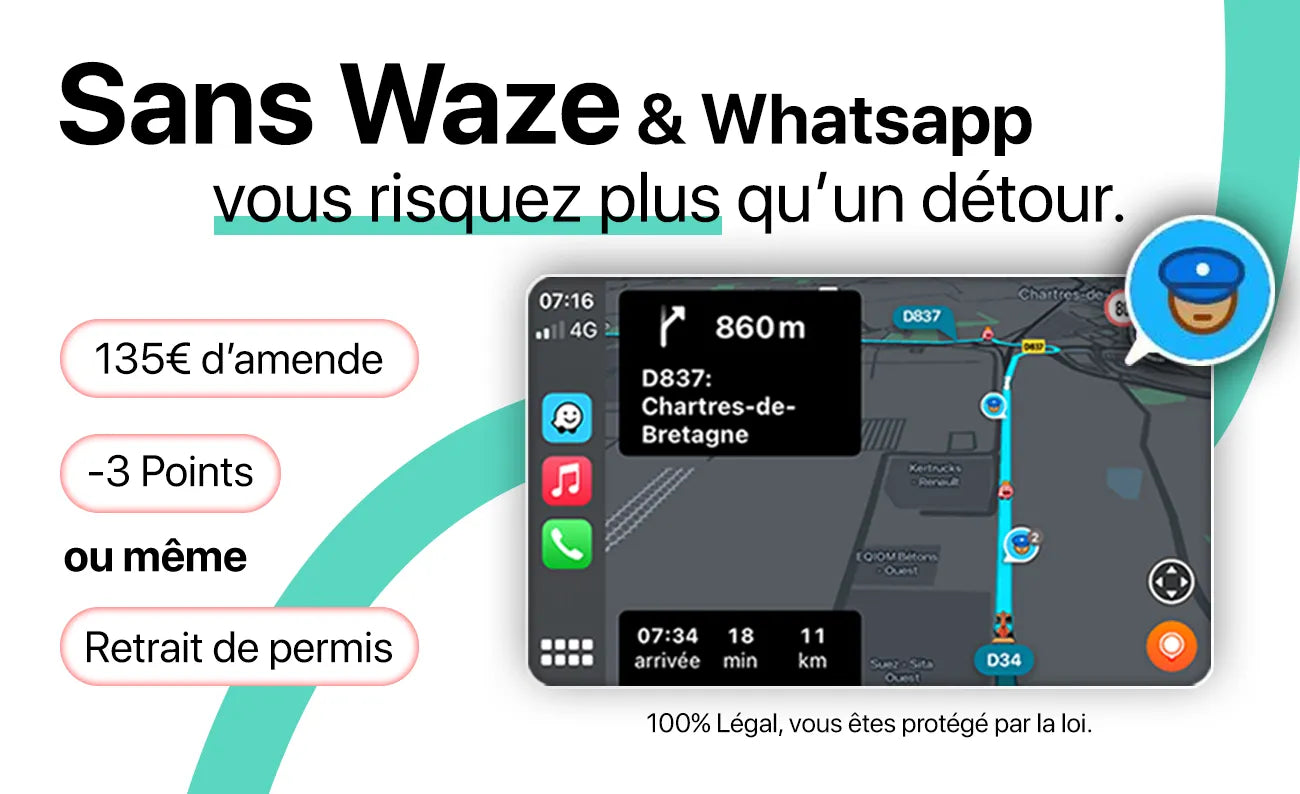 Boîtier Apple CarPlay & Android Auto sans fil pour Chevrolet