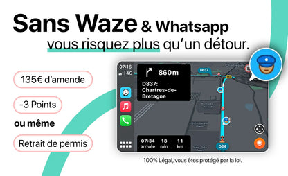 Boîtier Apple CarPlay & Android Auto sans fil pour Chevrolet