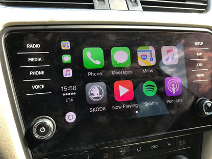 Apple CarPlay, Android Auto, MirrorLink sans fil pour Skoda