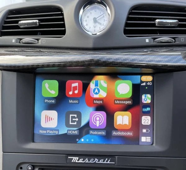 Boîtier Apple CarPlay & Android Auto sans fil pour Maserati
