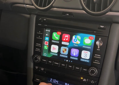Boîtier Apple CarPlay & Android Auto sans fil pour Porsche