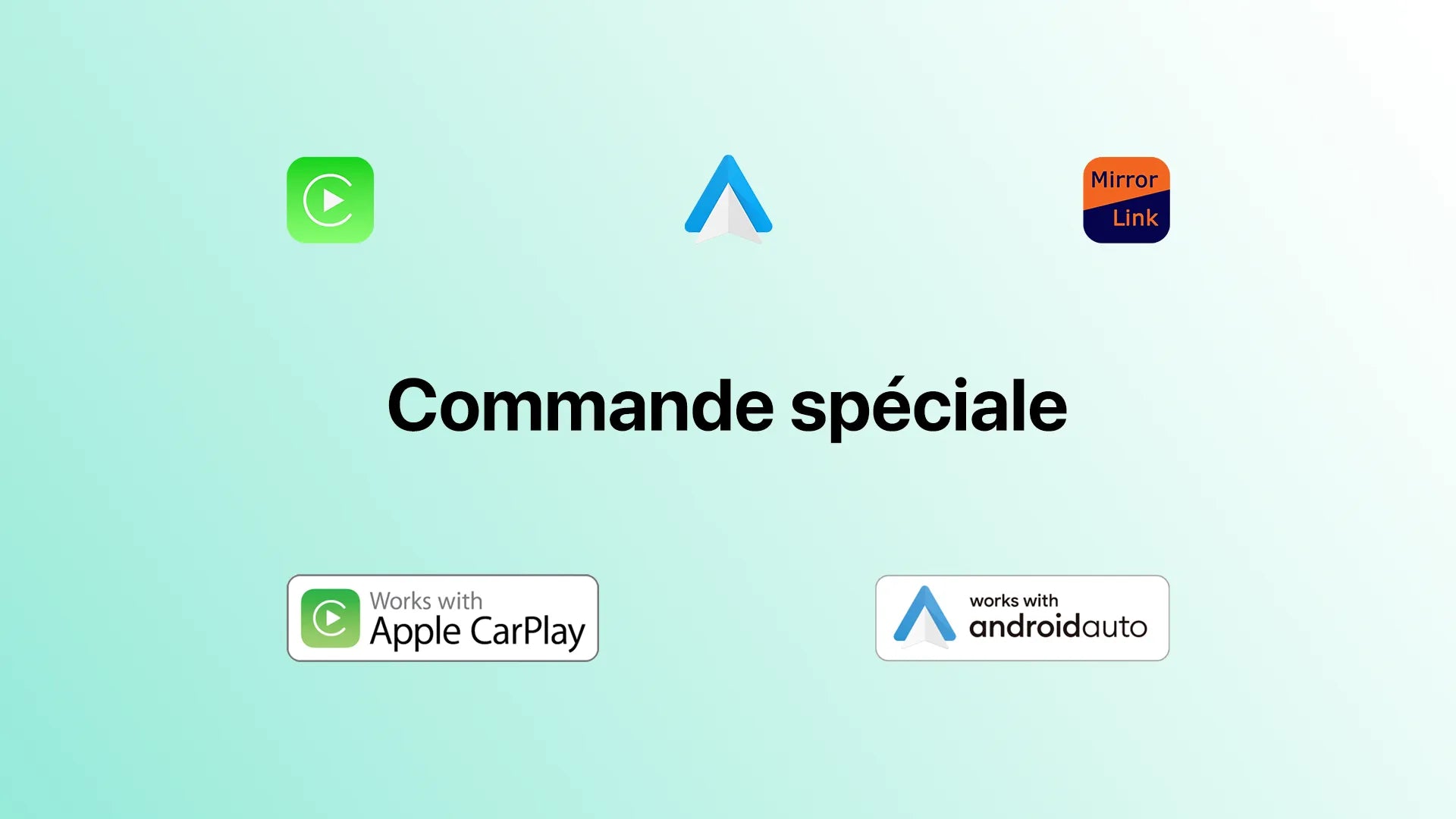CarPlay Universel - Écran Complet Sans Fil