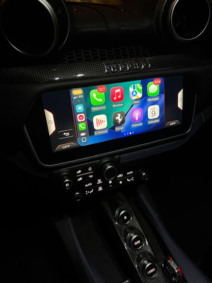 Boîtier Apple CarPlay & Android Auto sans fil pour Ferrari