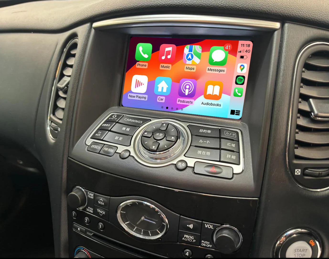 Boîtier Apple CarPlay & Android Auto sans fil pour Nissan