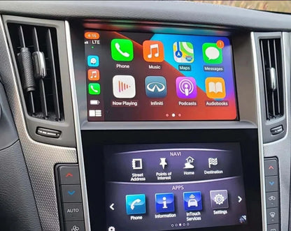 Apple CarPlay, Android Auto, MirrorLink sans fil pour Infiniti