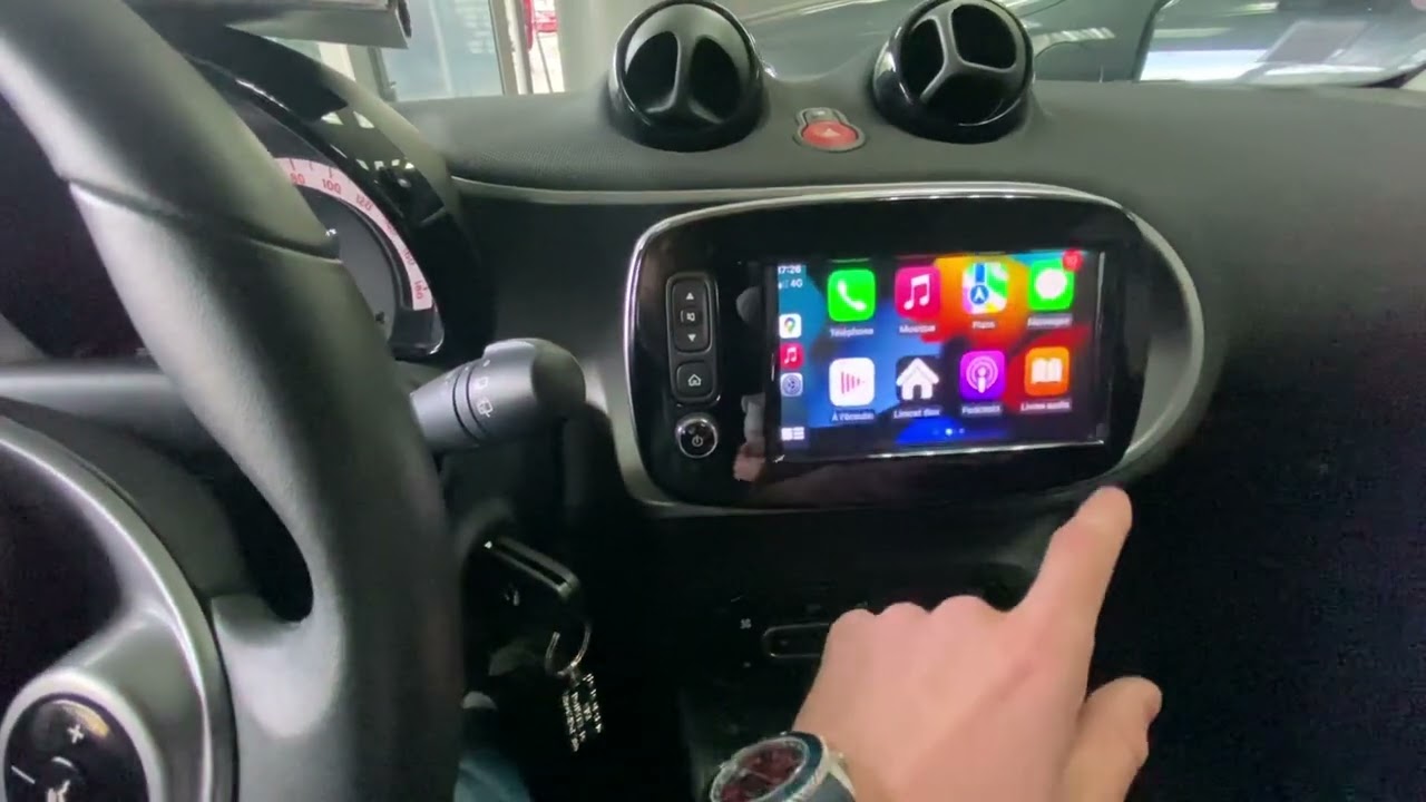 Boîtier Apple CarPlay & Android Auto sans fil pour Smart